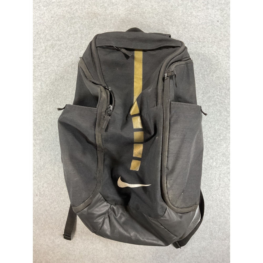 Nike Hoops Elite Pro Basketball Backpack Black Gold BA5554-011